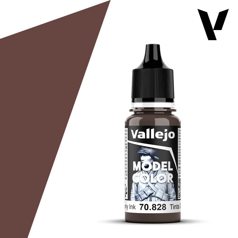 70.828 Mahogany Ink - Vallejo Model Color (18ml)