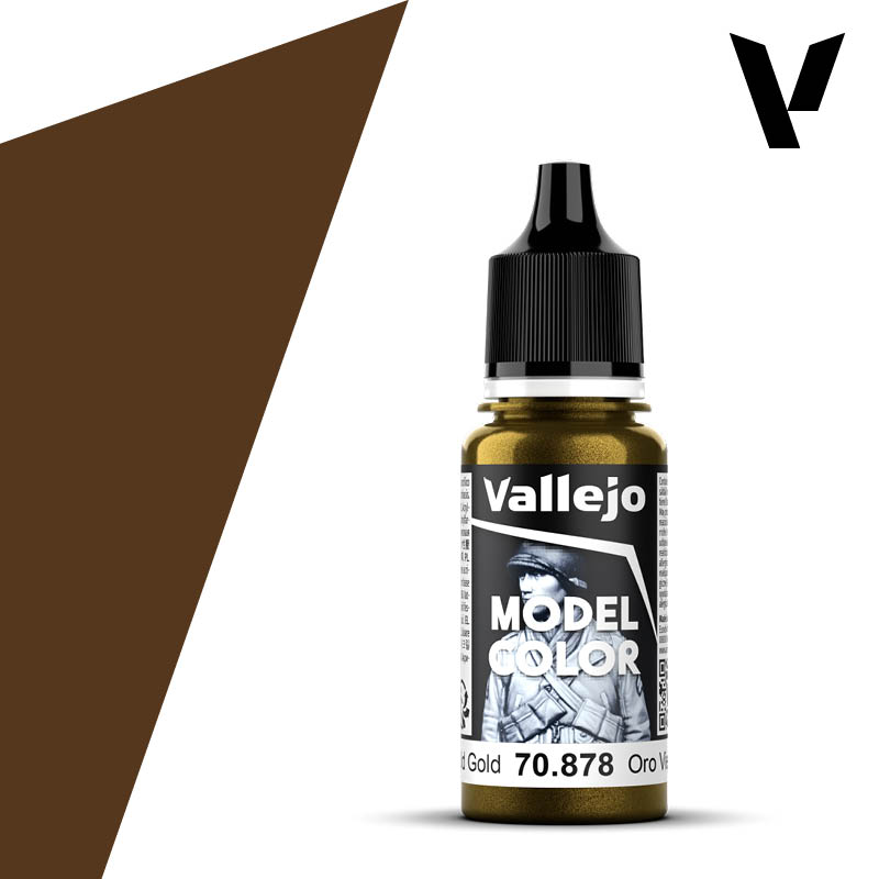 70.878 Old Gold (Metallic) - Vallejo Model Color 18ml