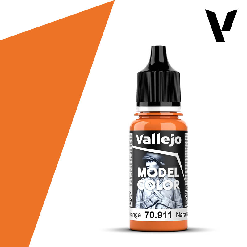 70.911 Light Orange (Matt) - Vallejo Model Color (18ml)