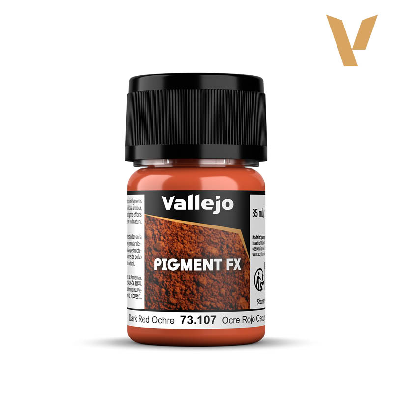 73.107 Dark Red Ocre - Vallejo Pigment