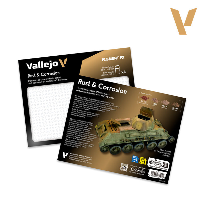 73.194 - Rust & Corrosion - Vallejo Pigment Set
