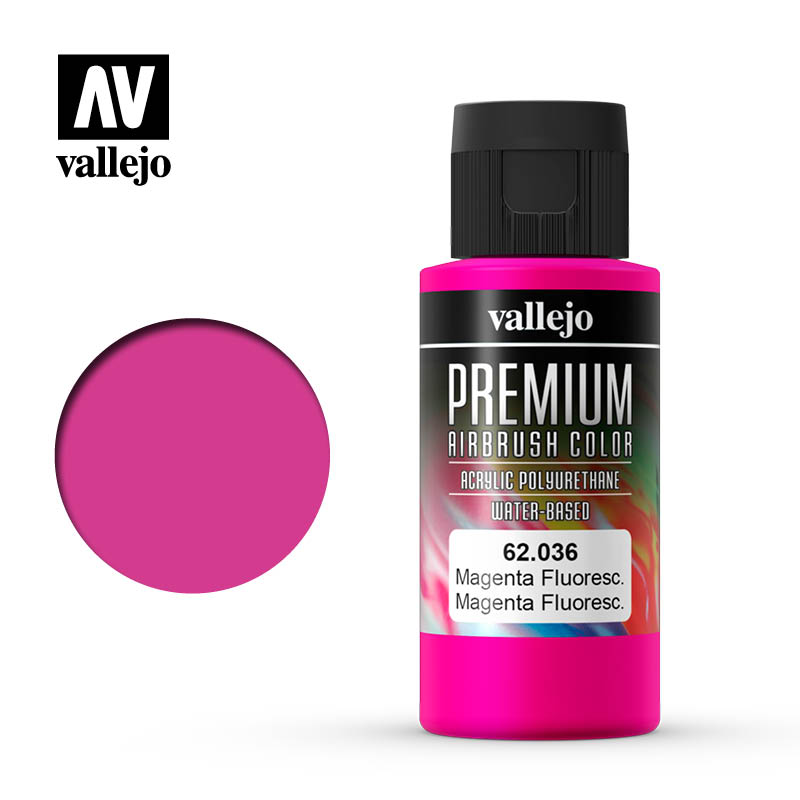 62.036 - Magenta - Fluorescent - Premium Airbrush Color - 60 ml