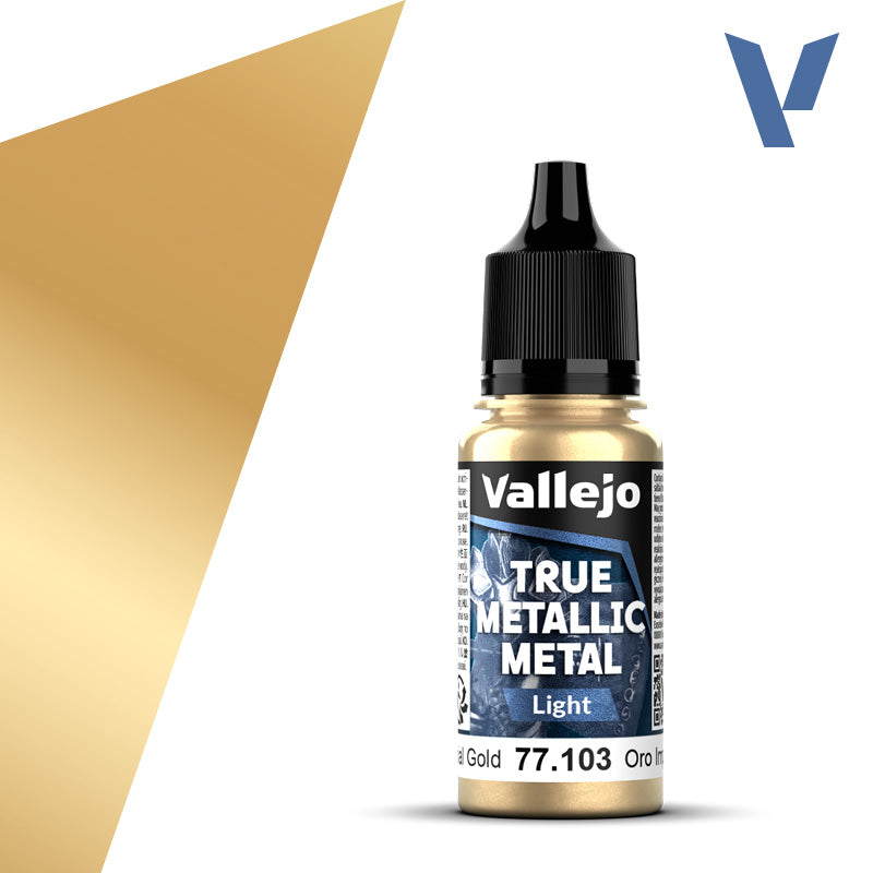 77.103 - Imperial Gold - Vallejo True Metallic Metal (18ml) - Light