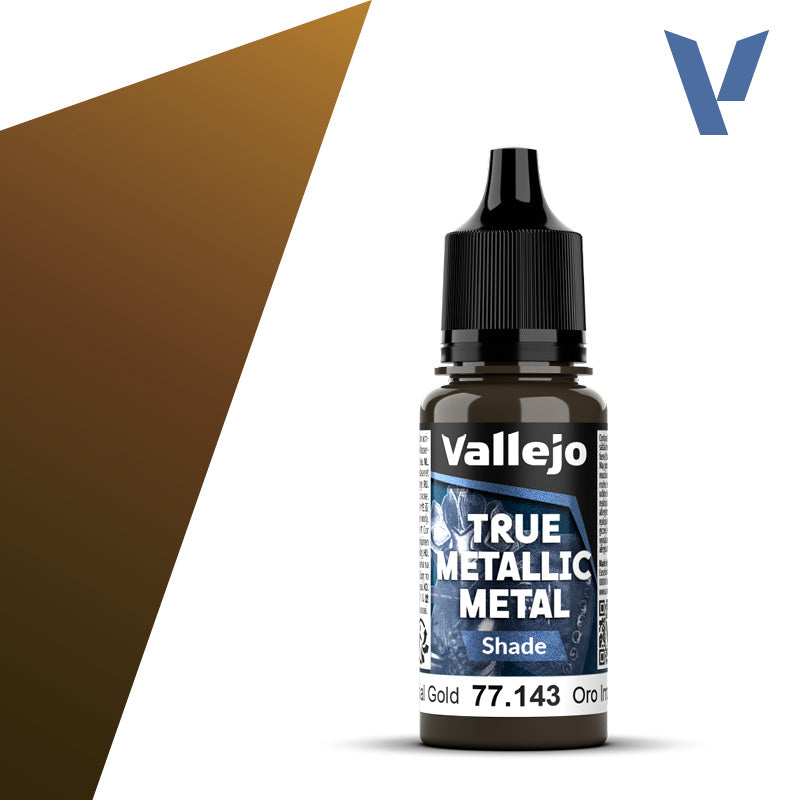 77.143 - Imperial Gold  - Vallejo True Metallic Metal (18ml) - Shade