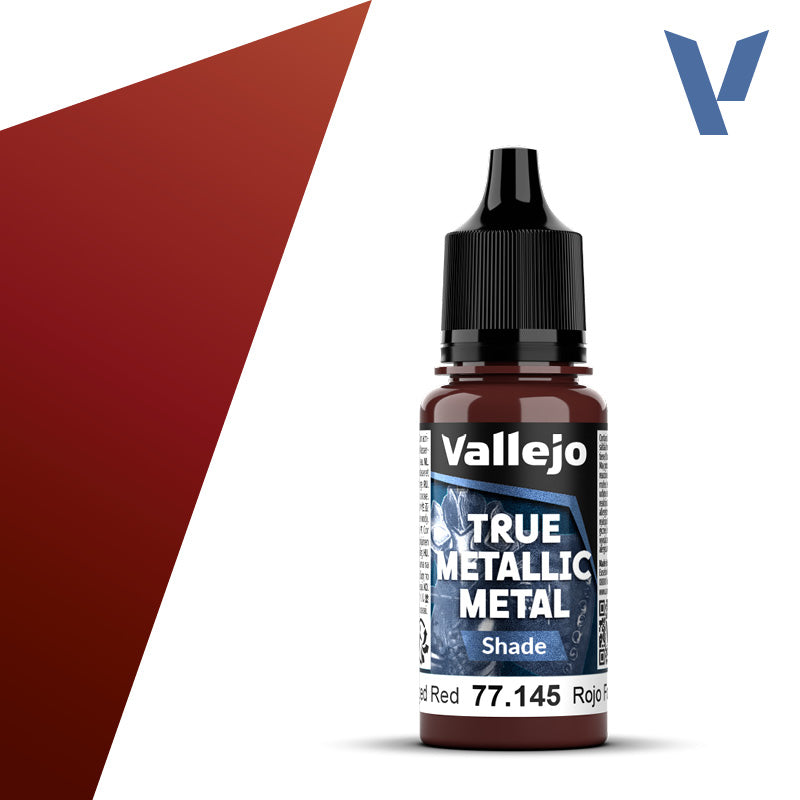 77.145 - Forged Red - Vallejo True Metallic Metal (18ml) - Shade