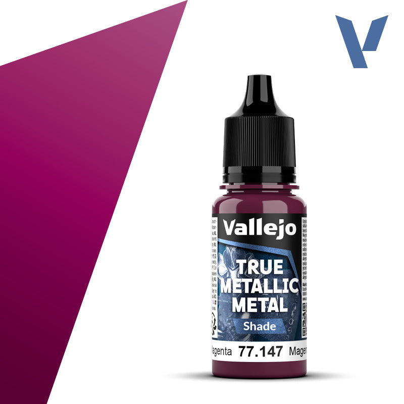 77.147 - Crimson Magenta  - Vallejo True Metallic Metal (18ml) - Shade