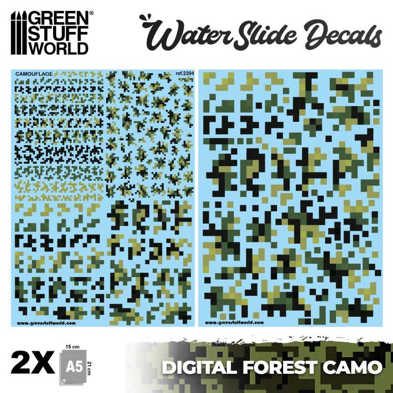 2394 - Digital Forest Camo Decals