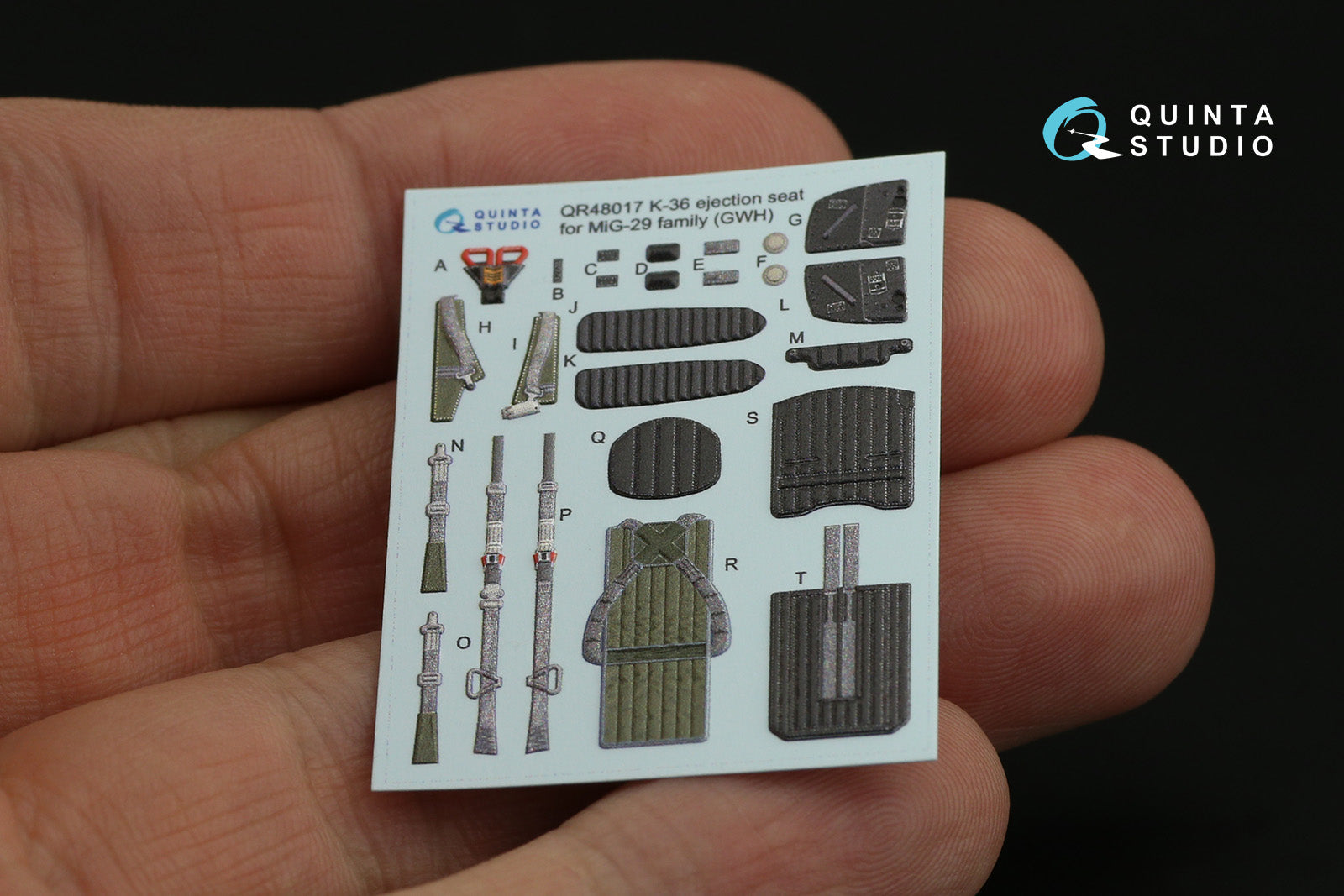 Quinta Studio - 1/48  K-36 ejection seat for MiG-29 family - QR48017 (GWH)