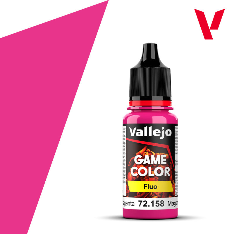 72.158 Fluorescent Magenta - 18ml - Vallejo Game Color