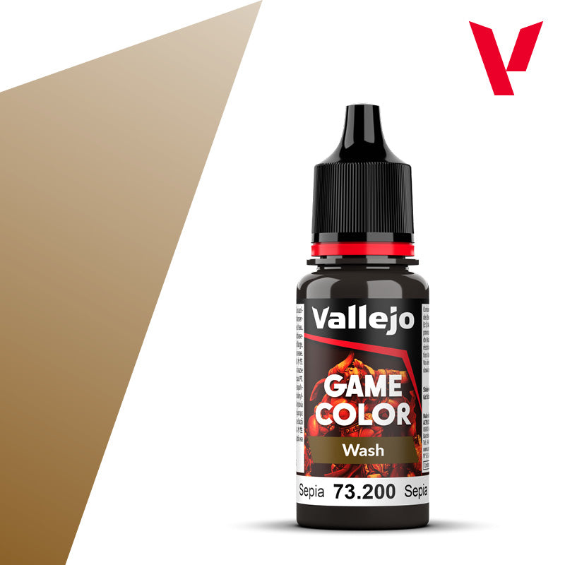 73.200 Sepia Wash - 18ml - Vallejo Game Color Wash