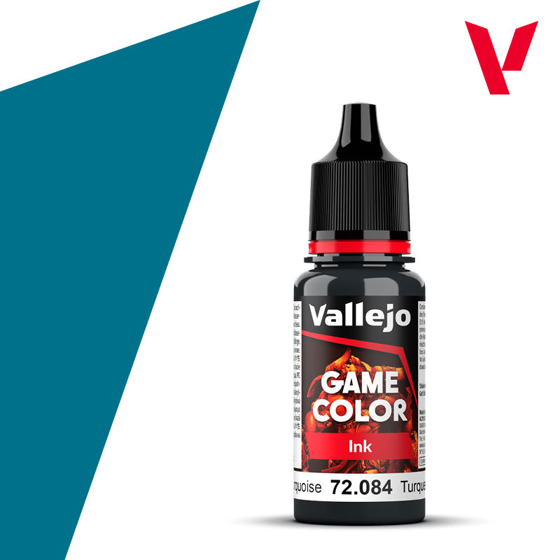 72.084 Dark Turquoise Ink - 18ml - Vallejo Game Ink