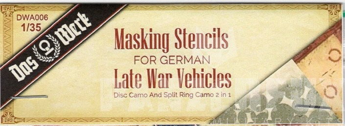DWA006 - Das Werk - German Late War Masking Stencils