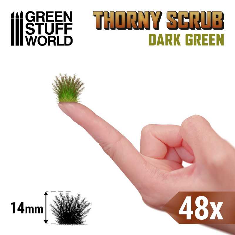 11500 - Thorny spiky scrub - Dark green