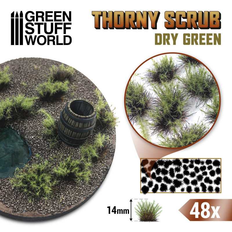 11501 - Thorny Spiky scrub - Dry green