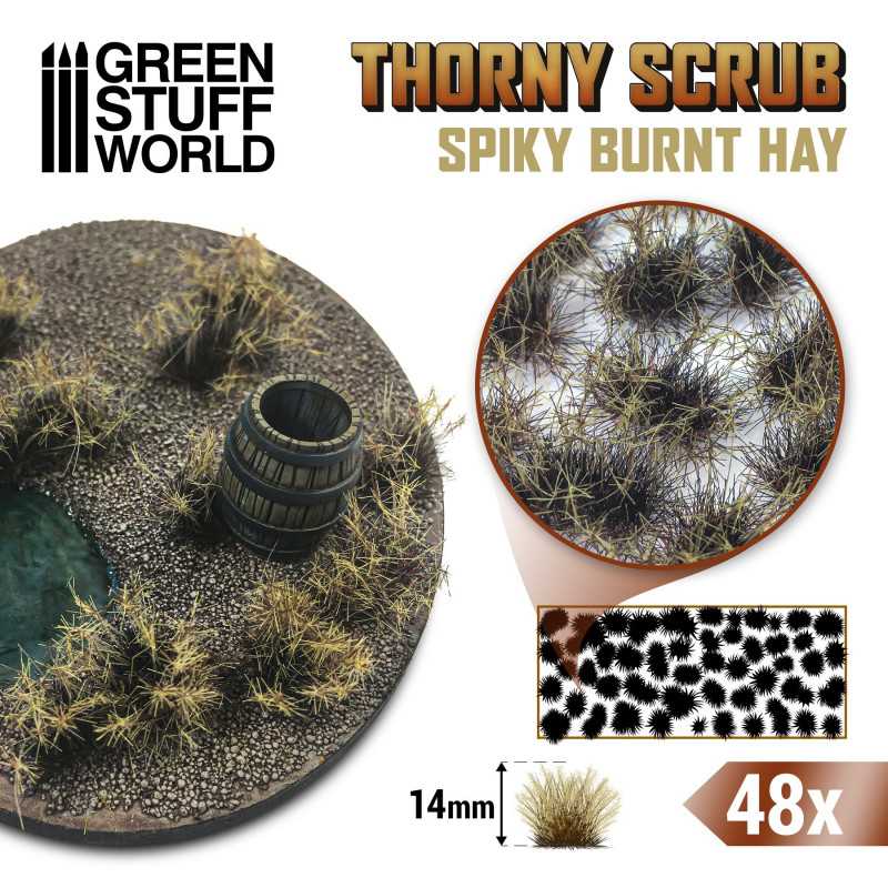 11504 - Thorny spiky scrub - Spiky Burnt Hay