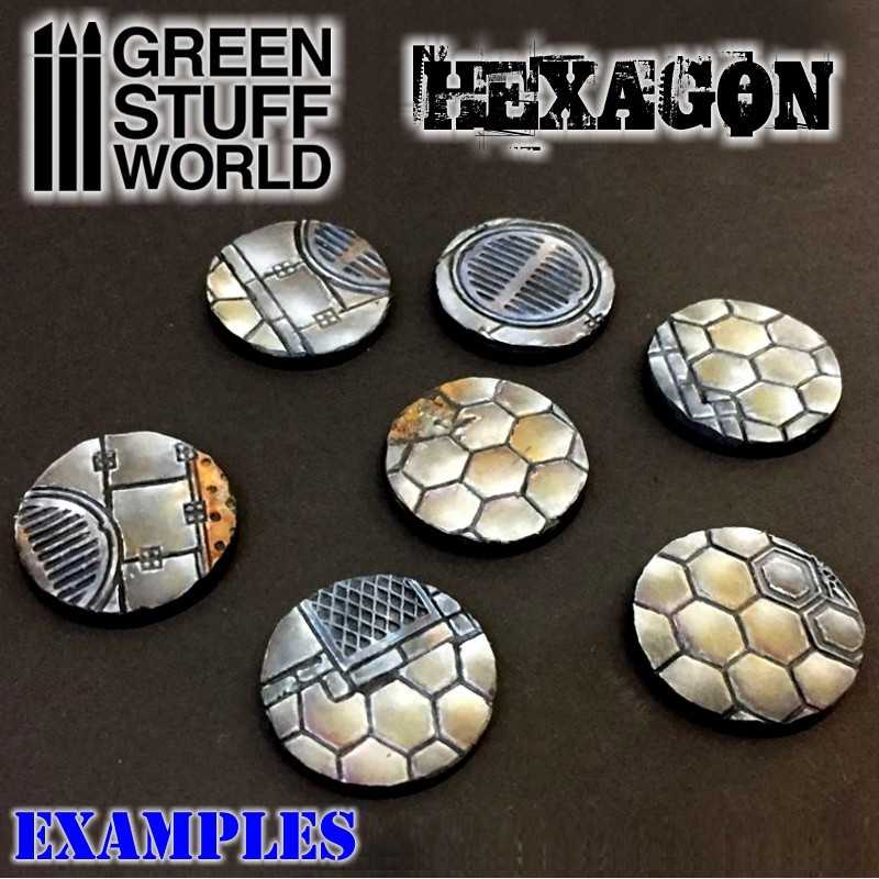 1160 - Hexagons Rolling Pin
