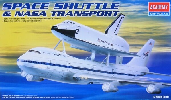 ACA12708 - Academy Space Shuttle & 747 Transport 1/288