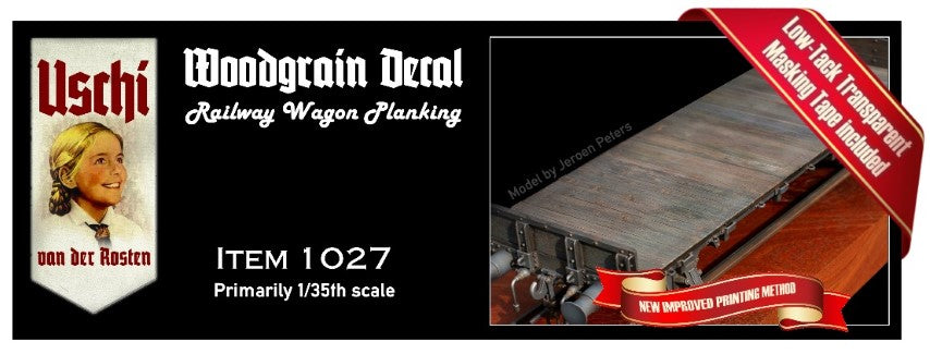 1027 - Railway Wagon Planking 1/35