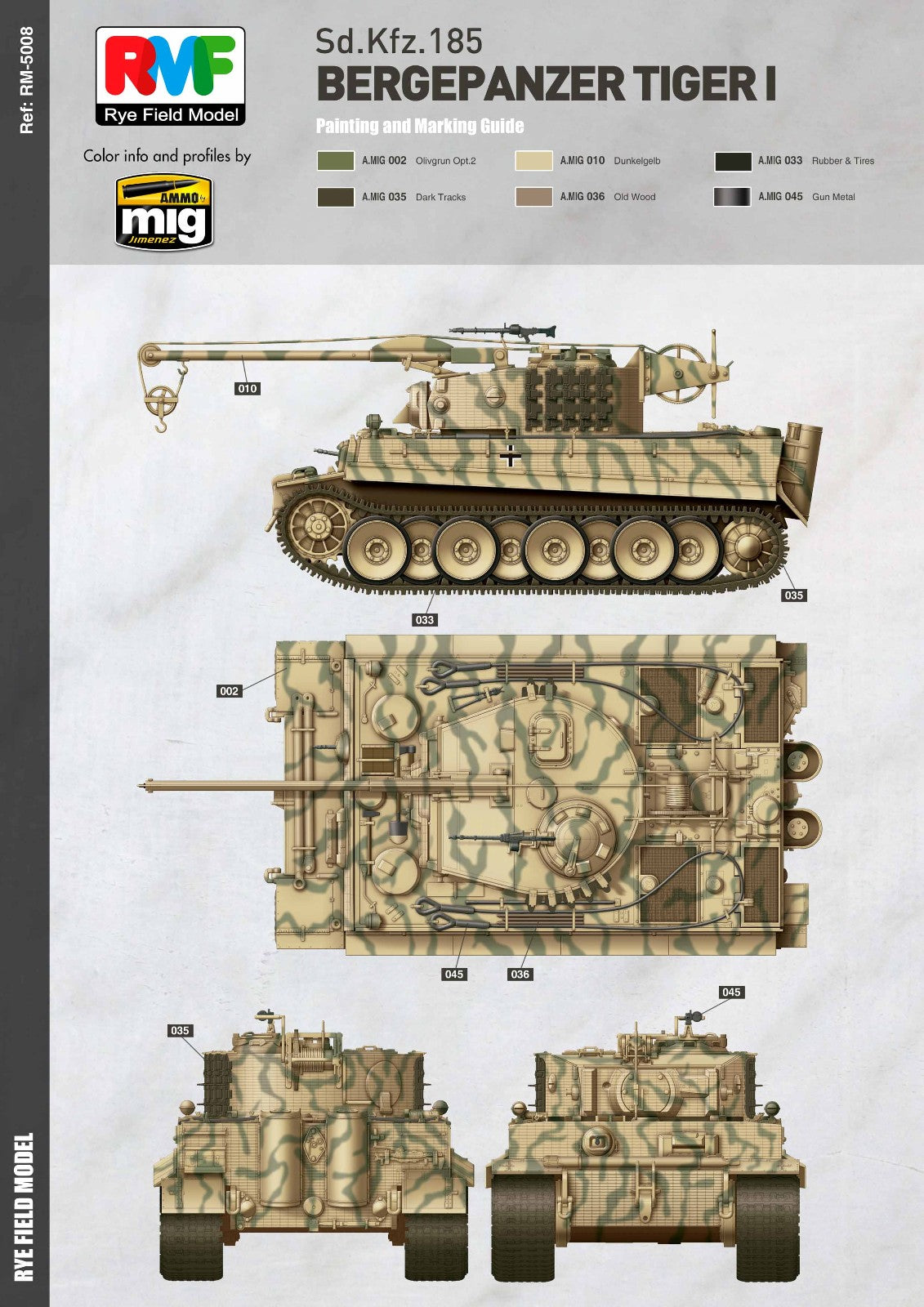 RM5008 - German Bergepanzer "Tiger I" Sd.kfz.185 Italy 1944