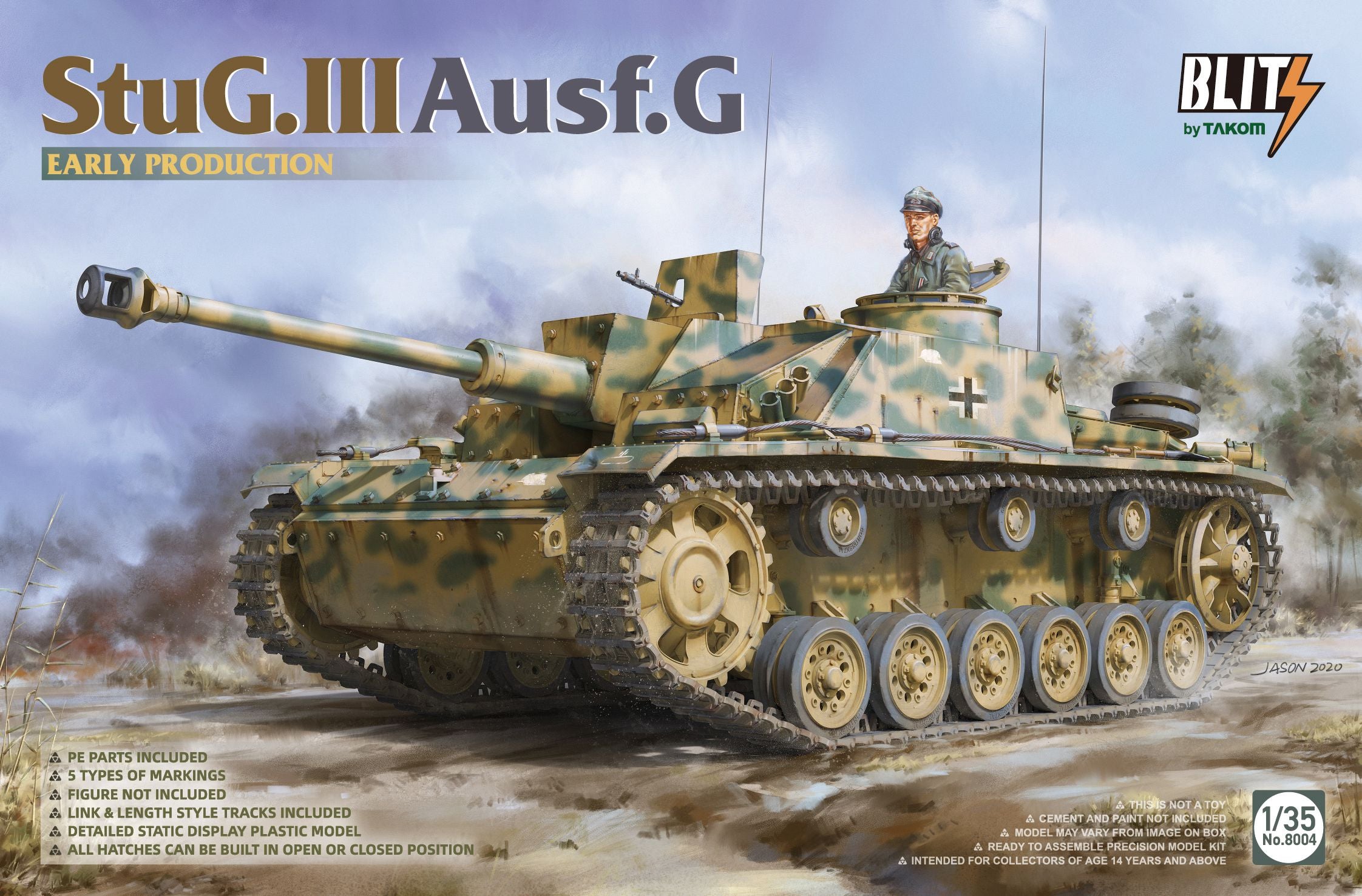TAK8004 - 1/35 StuG. III Ausf.G early production