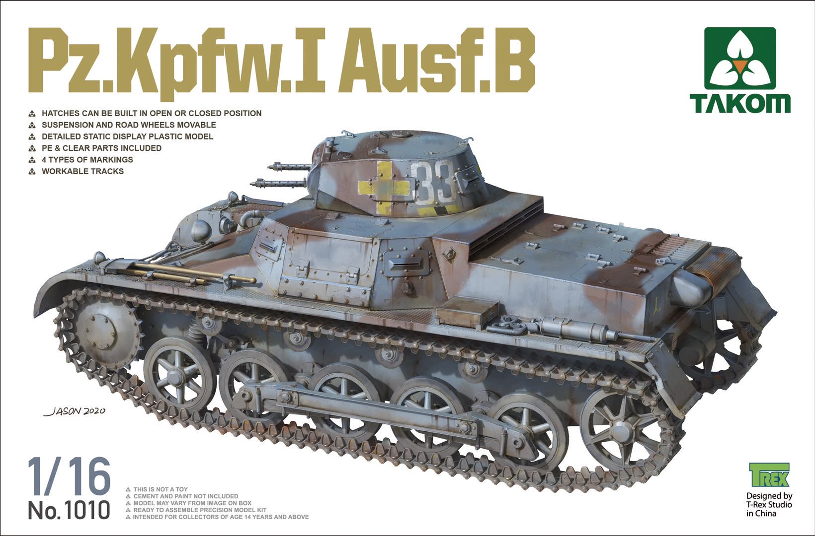 TAK1010 - 1/16 Pz.Kpfw.I Ausf.B