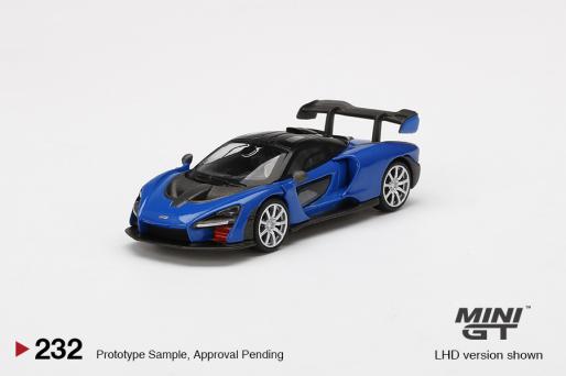 1/64 Mini GT -  McLaren Senna Antares Blue