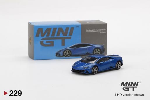 1/64 Mini GT -   Lamborghini Huracan EVO Blue Eleos LHD
