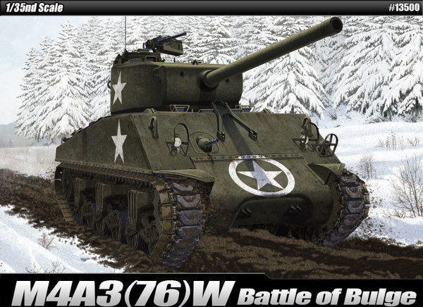 ACA13500 - Academy 1/35 M4A3 Sherman - Battle of the Bulge