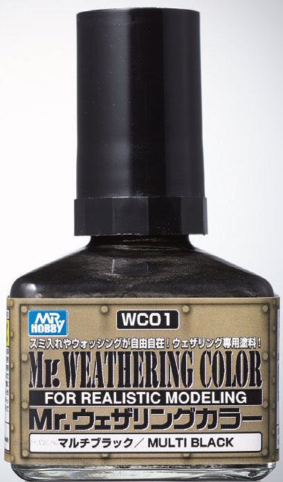 Mr. Weathering 01 - MULTI BLACK WEATHERING COLOR