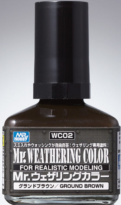 Mr. Weathering 02 - GROUND BROWN WEATHERING COLOR