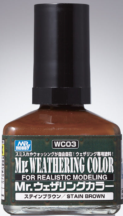 Mr. Weathering 03 - STAIN BROWN WEATHERING COLOR