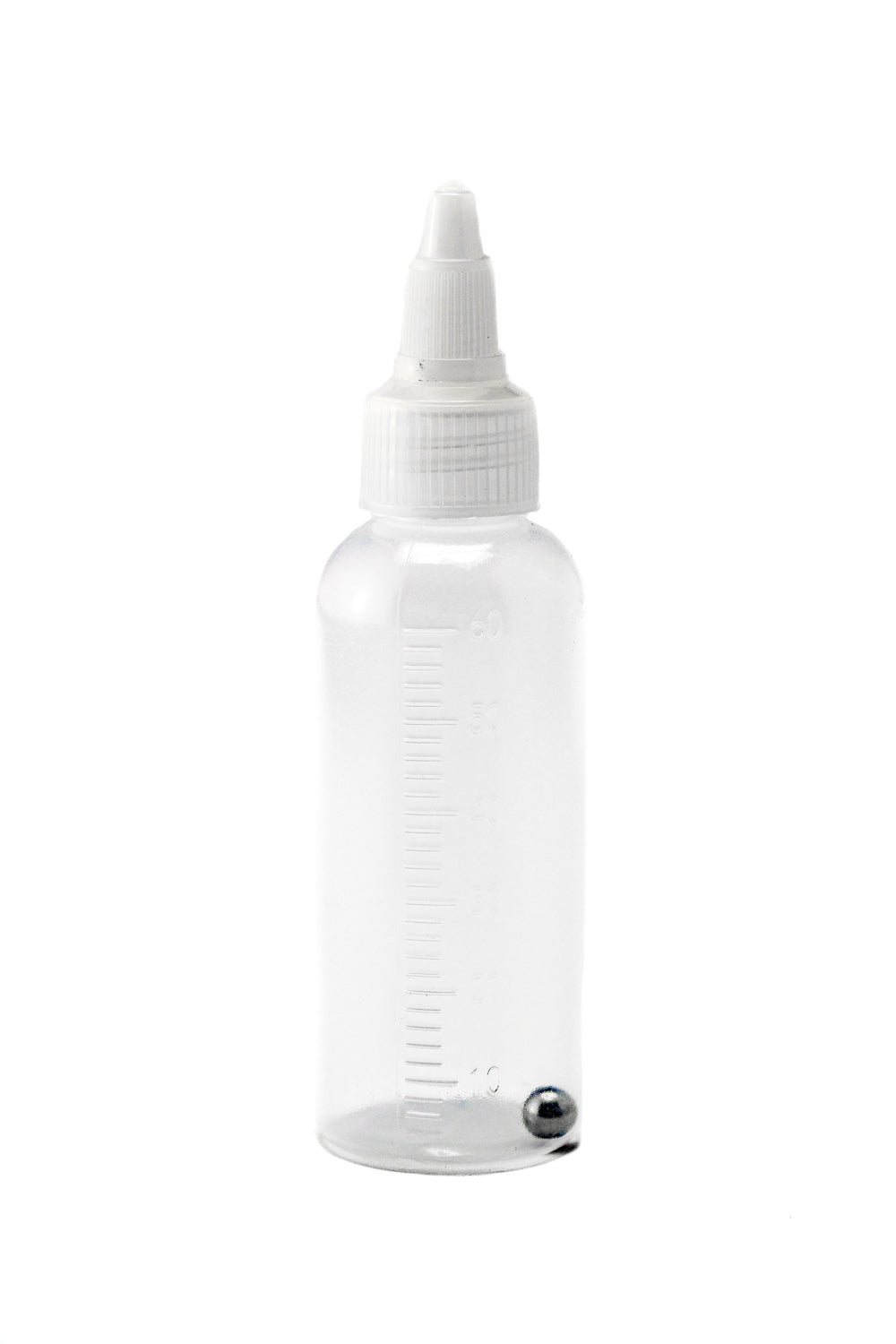 Refillable Artist's Mixing Bottle with Twist Open/Close Nozzle 60 ml