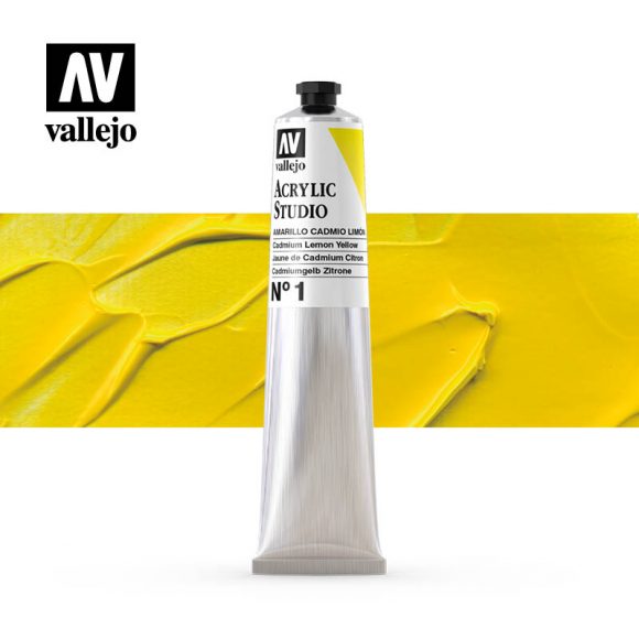 21.001 - Cadmium Lemon Yellow (Hue) - Acrylic Studio - 58 ml