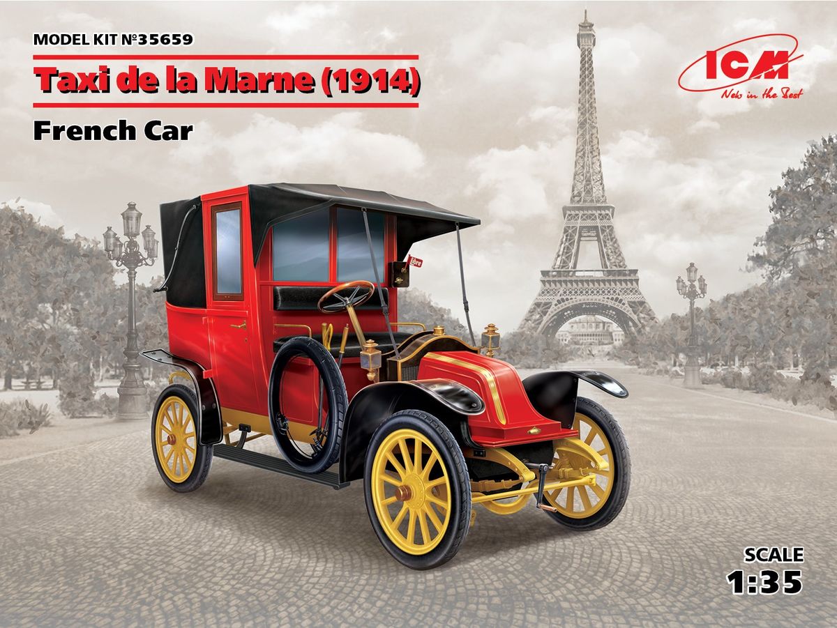 ICM35659 - (1/35) Taxi De La Marne 1914 French Car