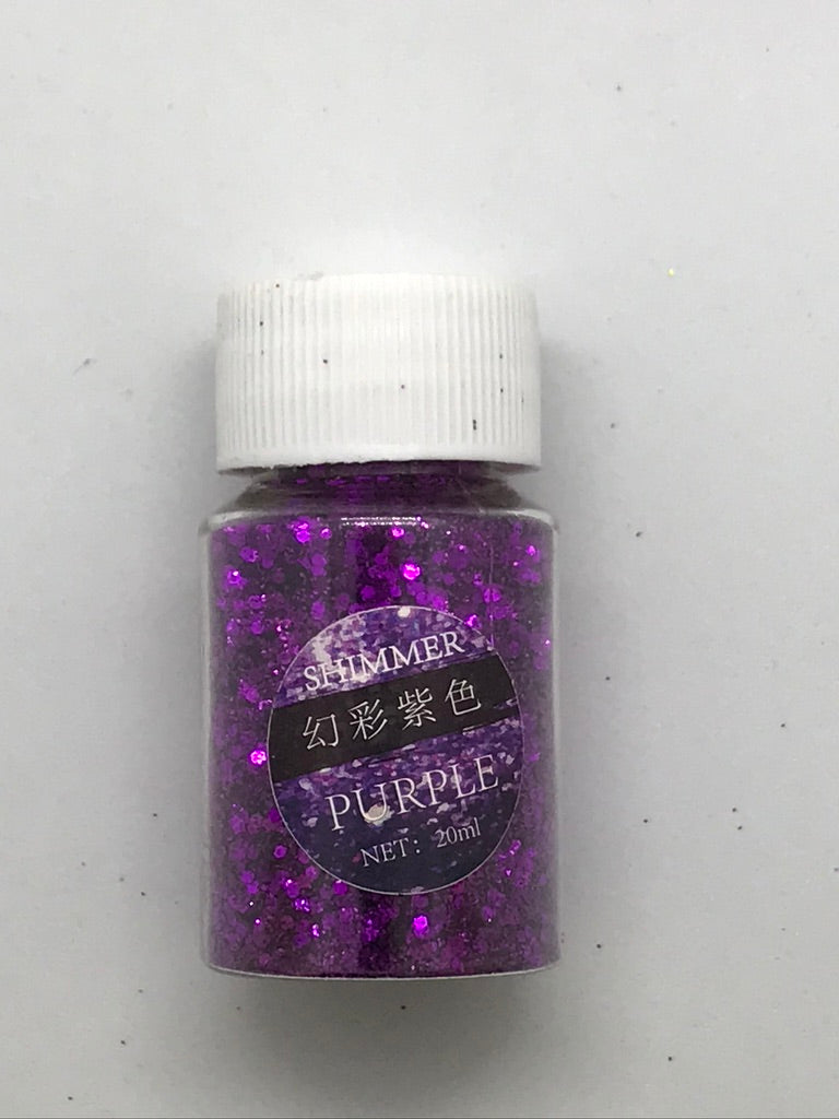 Barney Purple -  Shimmer Glitter - +/- 20 grams