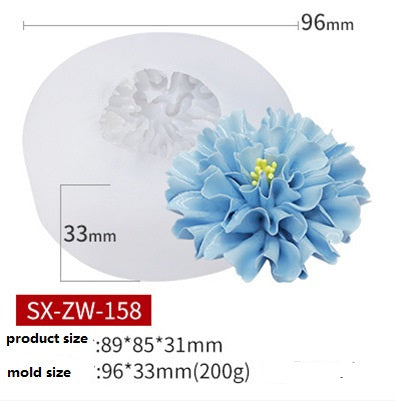3D FLOWER MOULD - 158