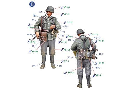 TS35016 - Tristar 1/35 German Infantry Set Vol. 1 Early (4 Figure)