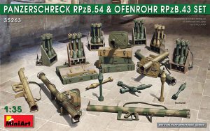 MINA35263 - (1/35) Panzerschreck RPZB 54 & Ofenrohr RPzB 43 Set