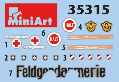MINA35315 - (1/35) German Feldgendarmerie - Special Edition