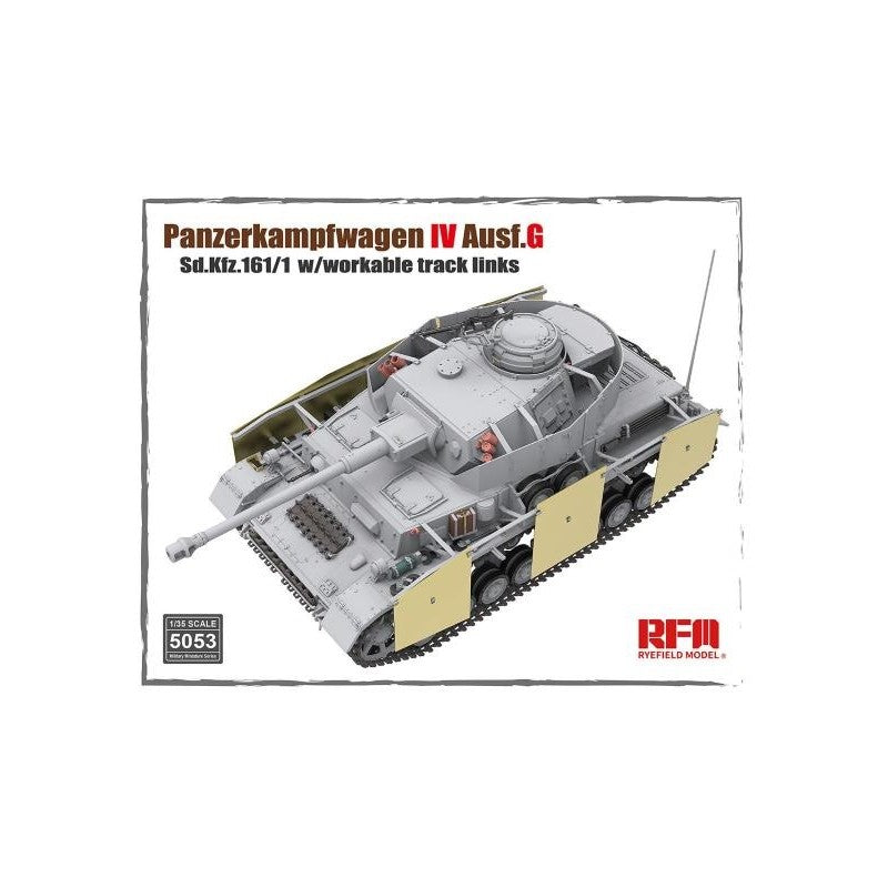 RM5053 - 1/35 Panzer IV Ausf. G w/workable Tracks