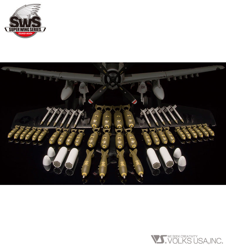 DAMAGED BOX ONLY - Zoukei-Mura - Skyraider U.S. aircraft weapons (super wing options)