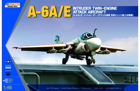 KIN48034 - 1/48 US Navy A-6A/E "Intruder" Twin-Engine Attack Aircraft