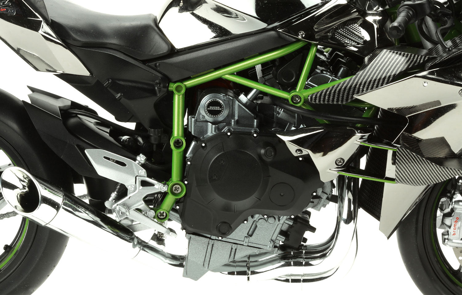 MM MT-001S - 1/9 Kawasaki Ninja H2R (Pre-coloured edition)