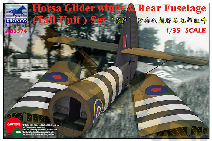 AB3574 - Bronco 1/35 Tail Section - Airspeed Horsa Glider Mk I