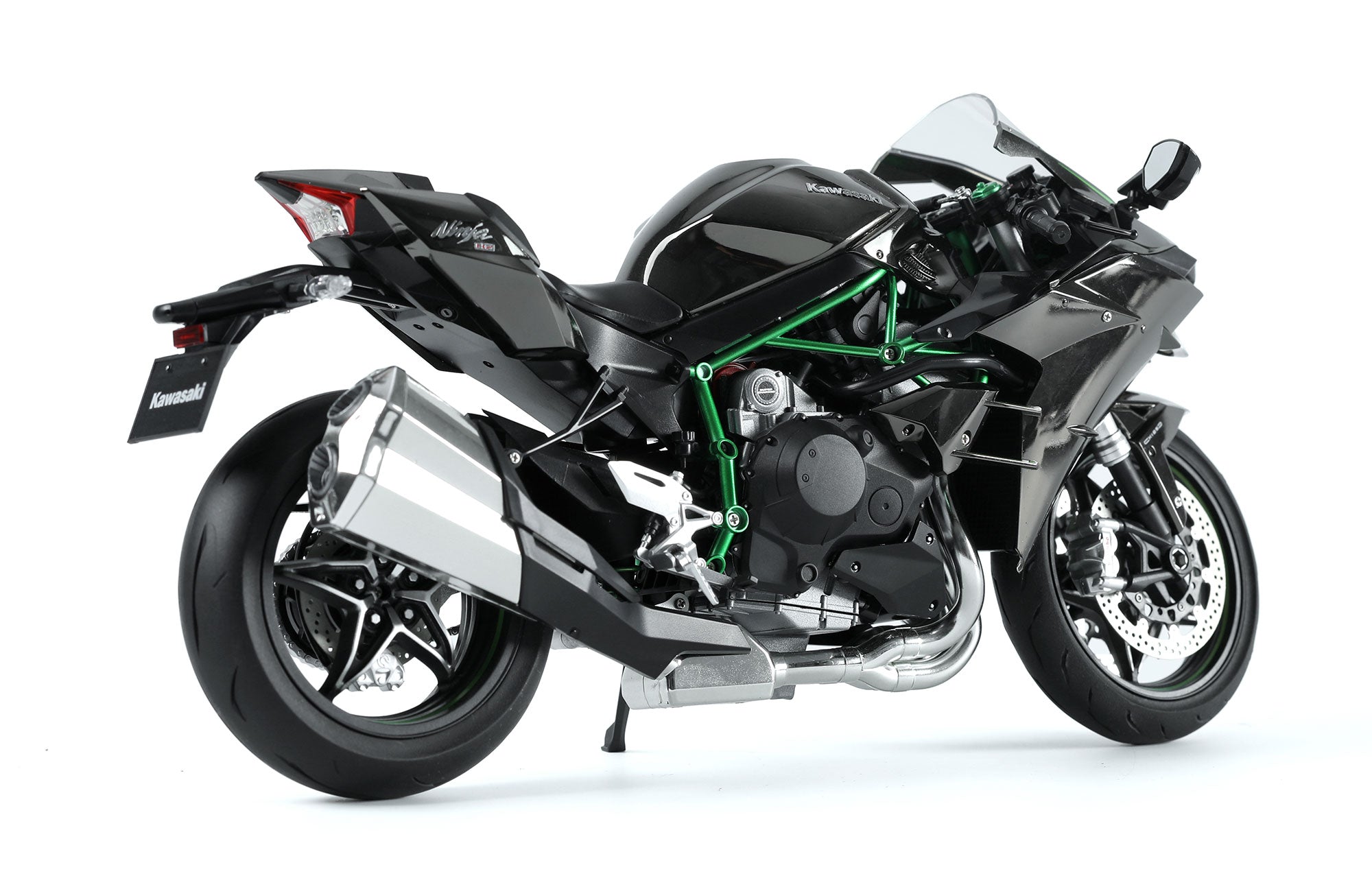 MM MT-002S - 1/9 Kawasaki Ninja H2 (Pre-coloured )