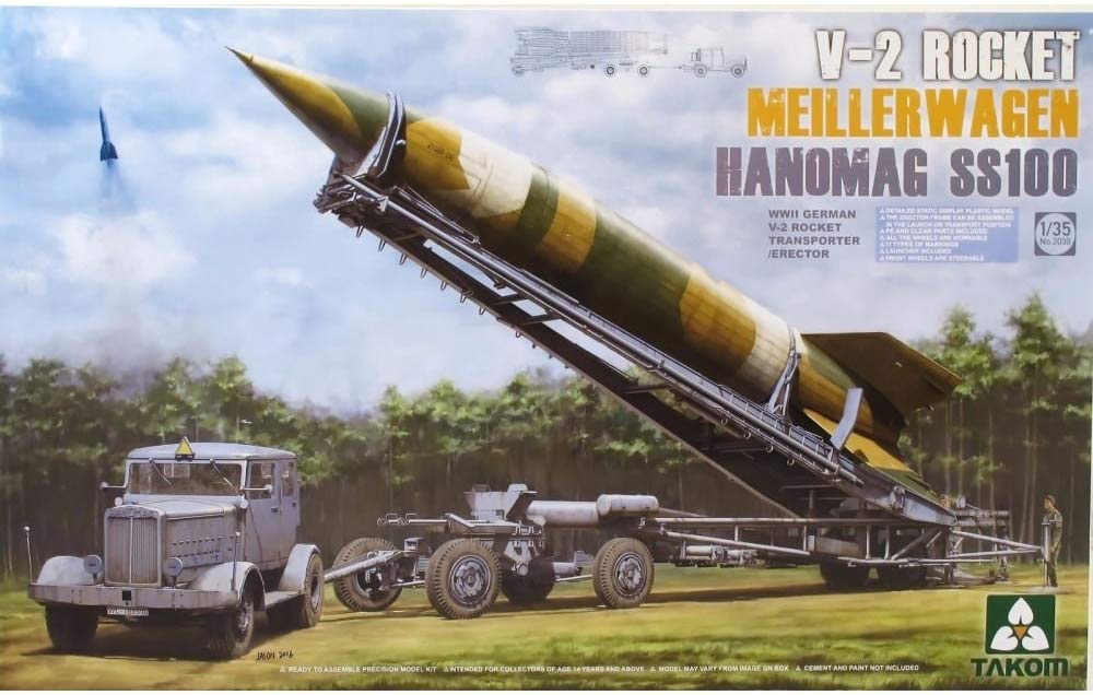 TAK2030 - Takom WWII V2 Rocket Transporter/Erector "Meillerwagen"
