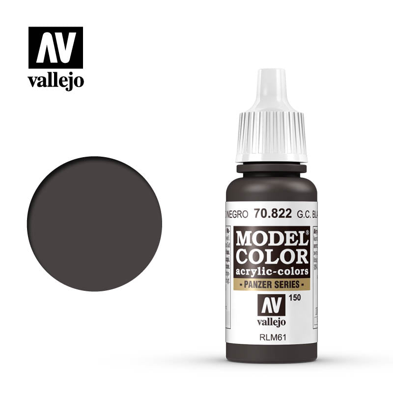 70.822 German Cam. Black Brown (Matt) - Vallejo Model Color