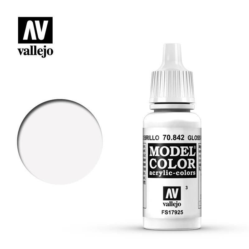 70.842 Gloss White (Gloss) - Vallejo Model Color