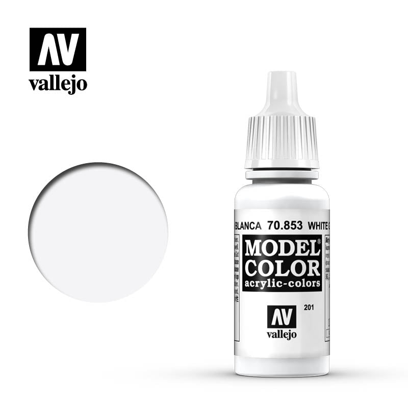 70.853 White Glaze (Glaze) - Vallejo Model Color