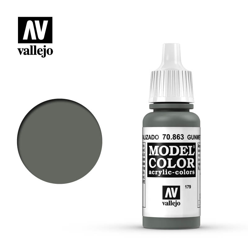 70.863 Gunmetal Grey (Metallic) - Vallejo Model Color